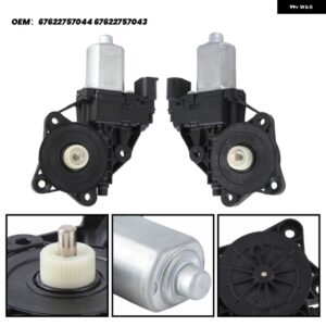 ミニクーパー R56 2013 フロントパワーウィンドウモーター 67622757044 67622757043 - black silver-left