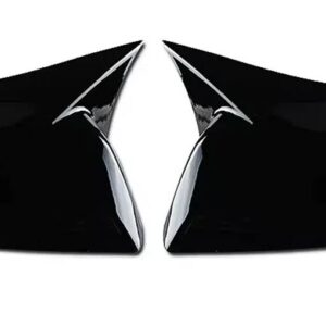 シボレー ABS カーボン/ブラックサイドドアバックミラー カバー トリム モールディング マリブ XL 2016 - 2021 - black
