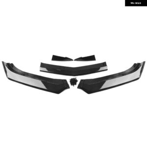 シボレー カマロ SS LS LT RS 2016-2024 フロント バンパー スポイラー リップカーボンルック/グロスブラックアンダースプリッ - Carbon Fiber Look