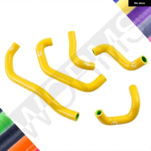 スズキ 1989-1998 GSF400 バンディット 400 シリコン ラジエーター 冷却液 ホースキット 1990-97 - Yellow