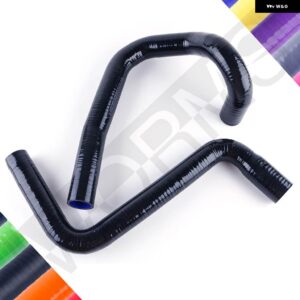 シボレー コルベット 5.7L LT1 V8 1991-1996 1992-95 シリコン ラジエーター ホース パイプ キット - black
