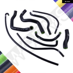 スズキ 2000-2003 GSXR600 GSXR750 750 K1 K2 K3 シリコン ラジエーター ホース パイプ キット - black