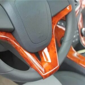 シボレー ホイール パネル カバー トリム プロテクター カバー パネル 装飾 オートアクセサリー クルーズ 2009-2014 2015 AB - Wood grain3