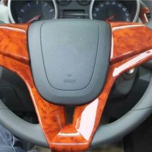シボレー ホイール パネル カバー トリム プロテクター カバー パネル 装飾 オートアクセサリー クルーズ 2009-2014 2015 AB - Wood grain