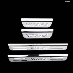 スズキ VITARA ドアシル ドア プロテクター サイドステップ車両はしご 304 品質の ステンレス アクセサリークローム トリム - 1