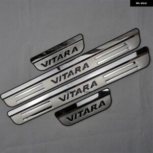 スズキ VITARA ドアシル ドア プロテクター サイドステップ車両はしご 304 品質の ステンレス アクセサリークローム トリム - 4