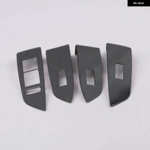 シボレー キャプティバ MG ヘクター ALMAZ 2018-2021 ステンレス ドア アームレスト ウィンドウリフト ボタン スイッチ コント - SS black 2018 2019