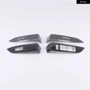 シボレー キャプティバ MG ヘクター ALMAZ 2018-2021 ステンレス ドア アームレスト ウィンドウリフト ボタン スイッチ コント - SS black 2020 2021