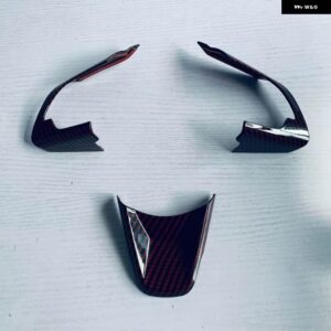 スズキ ABS カーボン スイフト ZC/ZDシリーズ 2024 2025 センター コンソール ギア パネル フレーム インナー ドアハンドル - ABS red carbon A