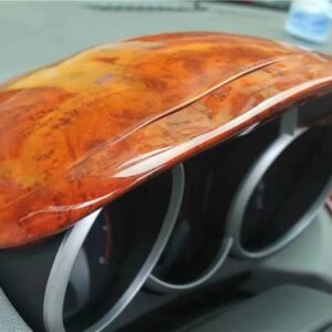 シボレー クルーズ 2009-2014 2015 アクセサリーカーボン スタイル 室内 装飾 ABS ステッカー インパネカバー - Wood grain