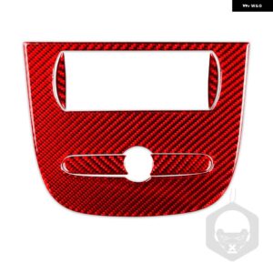 シボレー シルバラード タホ GMC アバランチ LTZ シエラ SLT 2007-13 カーボンリア音楽プレーヤー コントロール パネル スーツ - Red LHD B