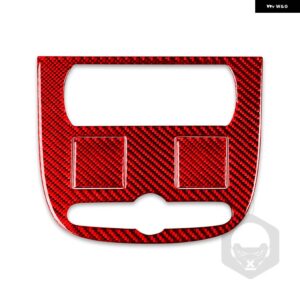 シボレー シルバラード タホ GMC アバランチ LTZ シエラ SLT 2007-13 カーボンリア音楽プレーヤー コントロール パネル スーツ - Red LHD A