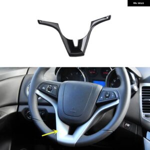 シボレー クルーズ 2009-14 ABS カーボン スタイル アクセサリー室内 装飾 トリム ステッカー - TypeA Steering wheel