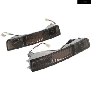 4ピース フォグライト フォグランプ フロント バンパー ランプ フォルクスワーゲン ゴルフ 3コンビネーションクリスタル フォグライト アンチ フォグライト - 1 Pair Grey