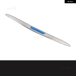 カーアクセサリー ジャガー I-PACE 2018-2022 ピュアエレクトリック リア バンパー プロテクター シル トランク トレッドプレート トリム バンパー - Silver Brushed C