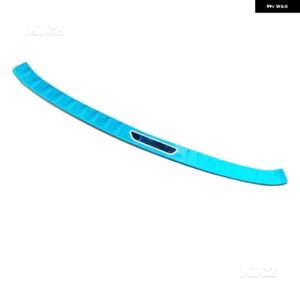 カーアクセサリー ジャガー F-PACE 2016 - 2024 リア バンパー プロテクター シル トランク トレッドプレート トリム バンパー - Silver Brushed C