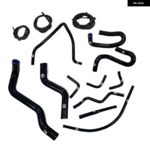 シリコン ラジエーター ホース 1998-2005 トヨタ アルテッツァ レクサス RS200 SXE10 IS200 1G-FE - K8-58-59-V Black