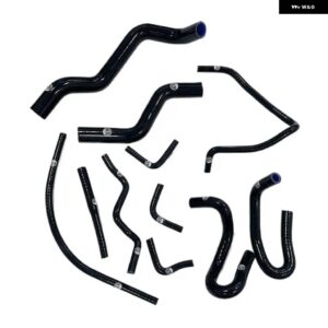 シリコン ラジエーター ホース 1998-2005 トヨタ アルテッツァ レクサス RS200 SXE10 IS200 1G-FE - K8-58-59 Black