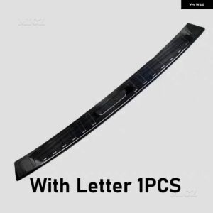 カーアクセサリー VW マルチバン T5/T6 2019-2023 リア スタイリング リアドア バンパー プロテクター シルプレート/ トランク トレッドプレート トリム - Black brushed C