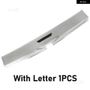 カーアクセサリー VW マルチバン T5/T6 2019-2023 リア スタイリング リアドア バンパー プロテクター シルプレート/ トランク トレッドプレート トリム - Silver Brushed B