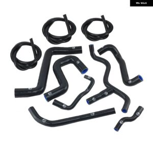 シリコンインテークホース + バキュームホースキット VW ゴルフ GT I MK2 1.8 8V PBコード 1987-1991 - K8-103-104-V Black