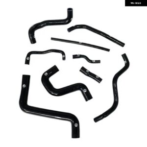 シリコンインテークホース + バキュームホースキット VW ゴルフ GT I MK2 1.8 8V PBコード 1987-1991 - K8-103-104 Black