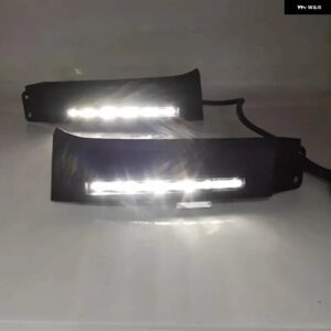 トヨタ タンドラ 2007-2013 セコイア 2008年以降用 2個セット フロント バンパー ライト 12V LED デイタイム ランニングライト DRL フォグランプ - B Style
