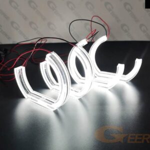 アウディ TT MK2 8J 2006 2007 - 2012 2013 2014 超高輝度 DTM M4 スタイル LEDエンジェルアイキット ハローリング デイライト カーアクセサリー - White Only