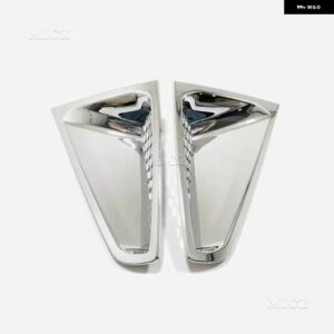 NIO ET5 EVアクセサリー カーボンABS製 フロント バンパー サイドエアインテークベント アウトレット カバー プロテクター トリム ステッカー スタイリング - Silver A