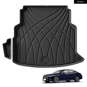 ベンツ E クラス 2024 2025 TPE 3D カーフロアマット トランク パッド 防水 左ラダー - Trunk Mat