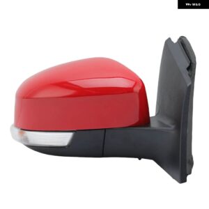 サイドミラー アセンブリ フォード フォーカス MK3 2011-2018 ユーロ バージョン RACE レッド ビッグレッド マニュアル 折りたたみ 式 ヒーター付きドアミラ - 1PC Right
