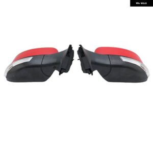 サイドミラー アセンブリ フォード フォーカス MK3 2011-2018 ユーロ バージョン RACE レッド ビッグレッド マニュアル 折りたたみ 式 ヒーター付きドアミラ - 1 Pair