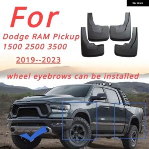 ダッジ ラム ピックアップ 1500 2500 3500 マッドガード フェンダー マッド フラップ ガード スプラッシュマッド フラップ カーアクセサリー フロント リア - With Wheel eyebrow
