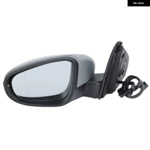6ピンサイドドアミラー アセンブリ フォルクスワーゲン ゴルフ 6 MK6 2008 2009 2010-2013プライマー マニュアル 折りたたみ 式ウィングミラー - 1PC Left