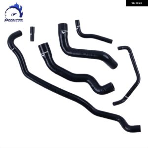 アバルト グランデ プント EVO アルファ ミト QV シリコン ラジエーター ウォーターホース チューブ パイプ キット 冷却 システム パーツ - black