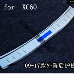 ステンレス リア バンパー プロテクター シル トランク トレッドプレート トリム VOLVO XC60 2009 2010 2011~2017 カーアクセサリー - 2