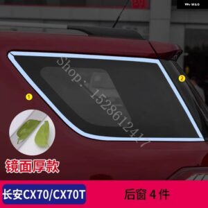 チャンアンCX70 2016 2017 2018 ステンレス ドアウィンドウ トリム ウィンドウ トリム カバー トリム カーアクセサリー - 4pcs