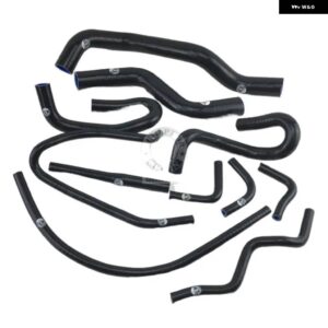 シリコン ラジエーター ホース トヨタ アルテッツァ LEXLIS IS200 SXE1 GXE10 99-05 1G-FE - K8-58-59 Black