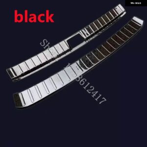 VW フォルクスワーゲン パサート B8 ヴァリアント オール トラック 2015~2023 カーアクセサリー リア バンパー プロテクター シル トランク トレッドプレー - 2pcs black