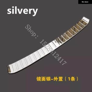 VW フォルクスワーゲン パサート B8 ヴァリアント オール トラック 2015~2023 カーアクセサリー リア バンパー プロテクター シル トランク トレッドプレー - external silvery