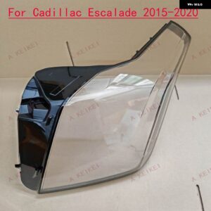 キャデラック エスカレード 2015-2019 フロント ヘッドランプ カバー クリアマスク フロント ヘッドライト レンズ シェルカバー - 1pcs for left light
