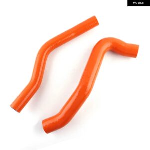 1969-1972 シボレー シボレー コルベット C3 1970 1971 シリコン ラジエーター クーラント パイプ チューブ ホース キット - Orange