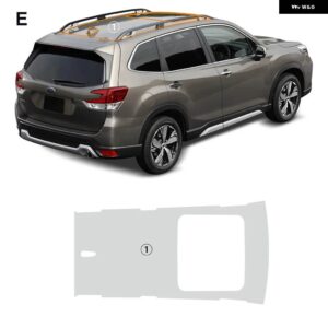 8.5ミル スバル フォレスター 2019-21 ペイントプロテクションフィルム クリアブラ PPF 傷防止 プレカット カーボディフィルムカバー - roof window film