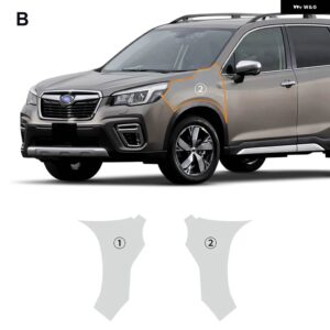 8.5ミル スバル フォレスター 2019-21 ペイントプロテクションフィルム クリアブラ PPF 傷防止 プレカット カーボディフィルムカバー - fender film