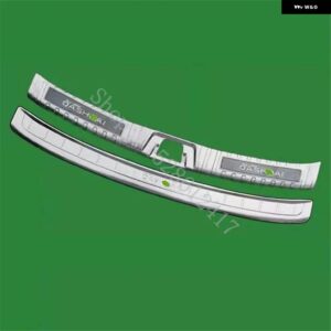 日産 キャシュカイ J11 2016 2017 2018 カーアクセサリー リア バンパー プロテクター ステップ パネル トランク カバー シルプレート トランク トリム - 4