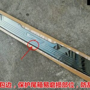 カラフルなリア トランク アウター バンパー プレート プロテクター ガード カバー 2016 2017-2022 メルセデス ベンツ V クラス VITO W447 カーアクセサリー - c