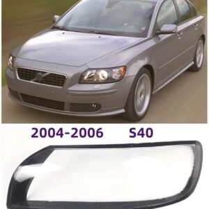 ボルボ S40 2004 2005 2006 車カバー ヘッドランプ ヘッドライト レンズ ク リアランプ シェード シェル - 2pcs for pair light