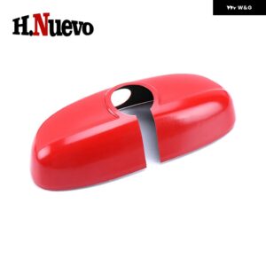 カーアクセサリー MINI COOPER S F56 F55 F54 F57 インテリア リアビューミラー カバー ハウジング ABS プラスチック リアビューミラー 車両 - Red