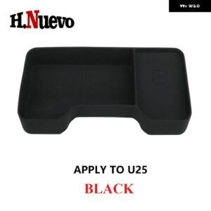 車用スクリーン リア 収納 ボックス オーガナイザー マグネット式 収納 ミニ カントリーマン U25 クーパー E SE J01 EV J05 エースマン 2024 2025 - U25 Black