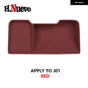 車用スクリーン リア 収納 ボックス オーガナイザー マグネット式 収納 ミニ カントリーマン U25 クーパー E SE J01 EV J05 エースマン 2024 2025 - J01 Red